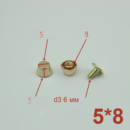 Пукля (ножка) для сумок конусная фото 2