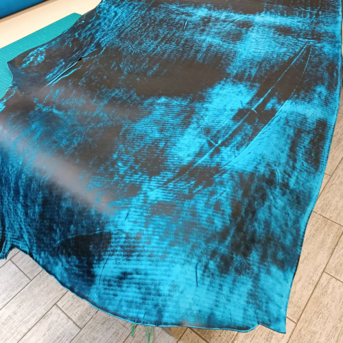 Кожа КРС Шарк 1,8-2,0 мм Бирюзовая фото 9