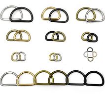 Полукольцо D-образное 13-50 мм тонкое круглого сечения