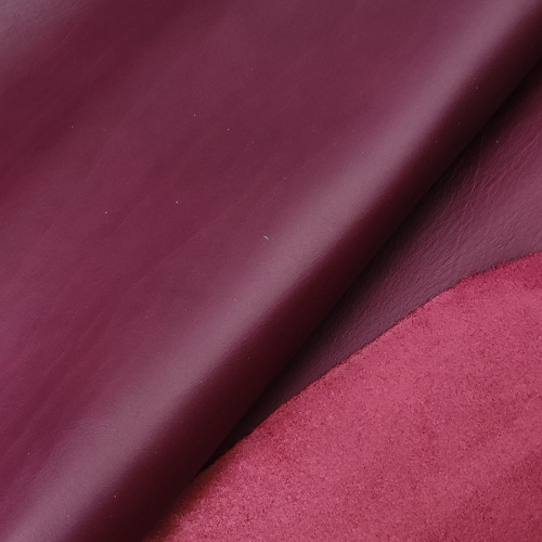 Кожа КРС 1,2-1,4 мм с покр. Бордо Италия фото 2