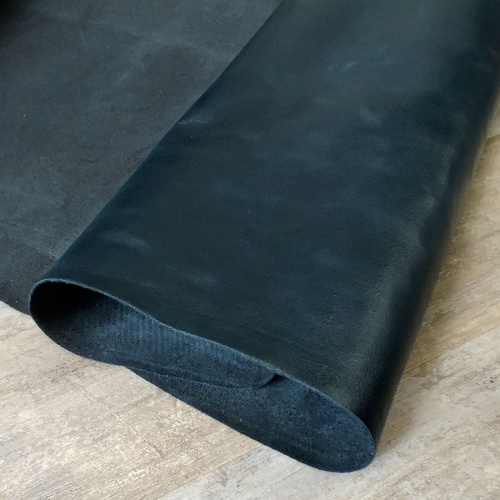 Кожа Пулл-Ап 1,3-1,5 мм цвет Черное море фото 4