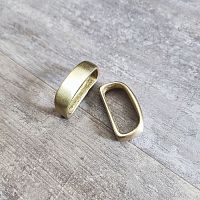 Шлевка для ремня 30 мм Латунь  - купить для кожевенного хобби