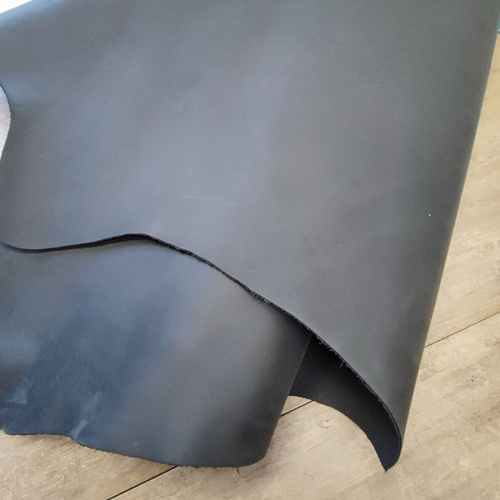 Кожа Крейзи Хорс Dark 1,4-1,6 мм Черный фото 2