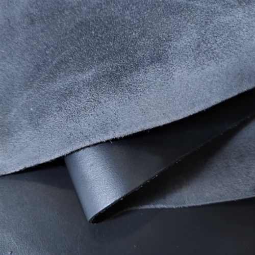 Кожа КРС 1,2 мм раст. дубл. Tempesti Черный фото 6