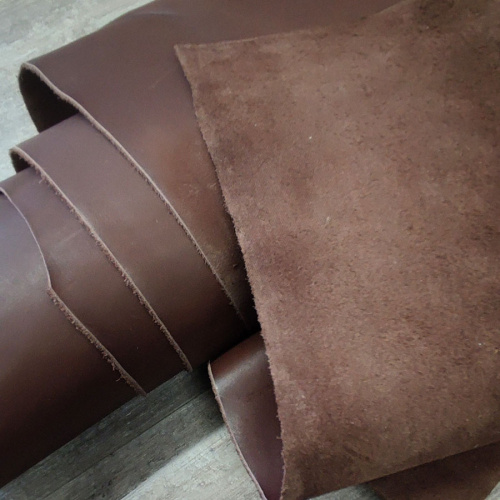 Кожа Краст 1,3-1,5 мм Коричневый фото 3