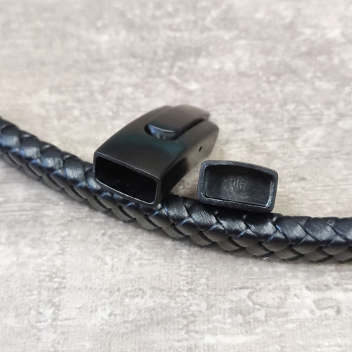 Замок 10х5 мм для плоских браслетов Сталь z555  BR-Z555 - фото товара фото 4