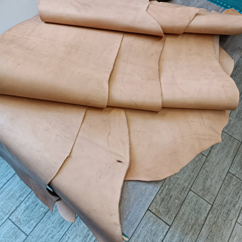 Кожа Пола 1,6-1,8 мм растит. дубл. Натуральный Италия фото 6