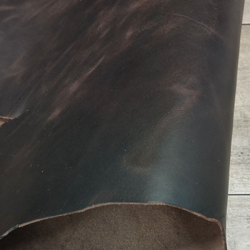 Кожа Пола 1,2 мм растит. дубл. PONTE WAX Темно-коричневый фото 4