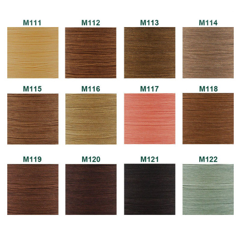 Нить для кожи вощеная 0,85 мм круглая Galaces 15 м фото 10