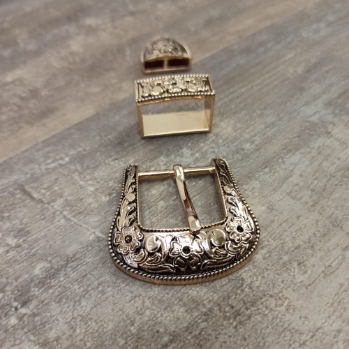 Комплект фурнитуры для ремня 25 мм Золото фото 9