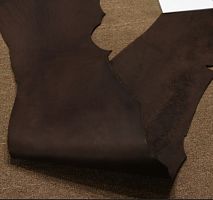 Кожа Пола краст 3,6-4,0 мм комб. дубл. Темно-коричневая Белоруссия