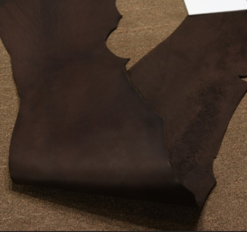 Кожа Пола краст 3,6-4,0 мм комб. дубл. Темно-коричневая Белоруссия