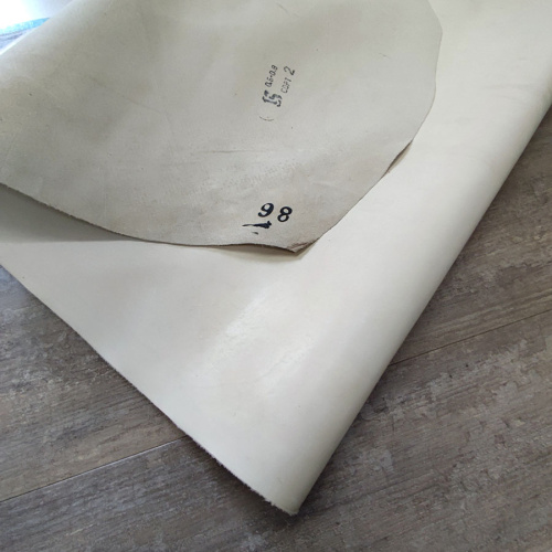 Кожа КРС краст 0,6-0,8 мм подкладочный Бежевый фото 3