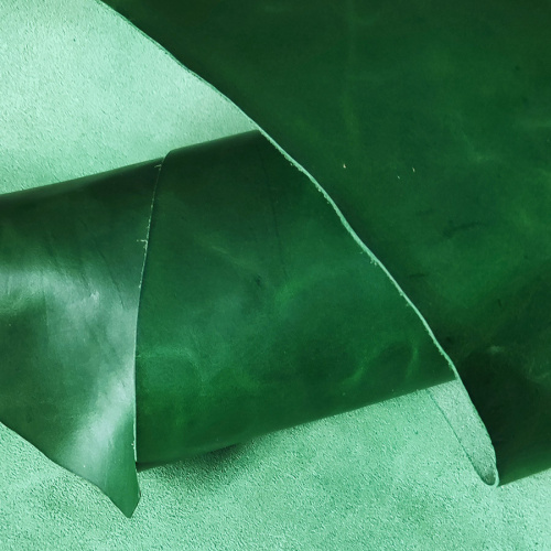 Кожа Пола 1,2 мм растит. дубл. PONTE WAX Зеленый фото 2