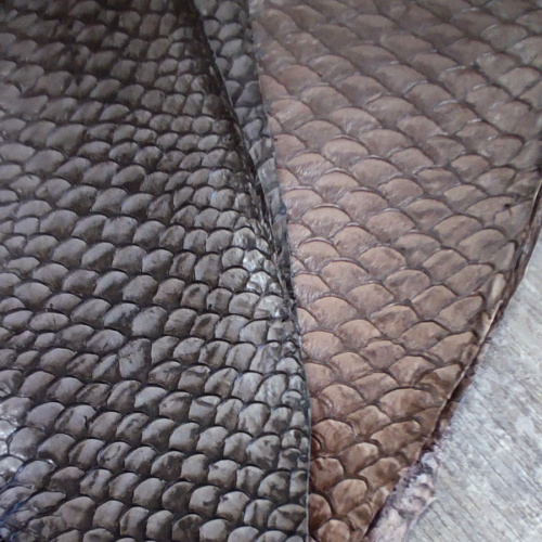 Кожа рыбы 0,7 мм Карп глянец фото 4