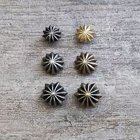 Кончо для кожаных изделий Хризантема Латунь