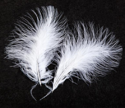 Перо индейки пуховое 10 шт. фото 4