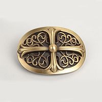 Пряжка для ремня декоративная D-01  - купить для кожевенного хобби