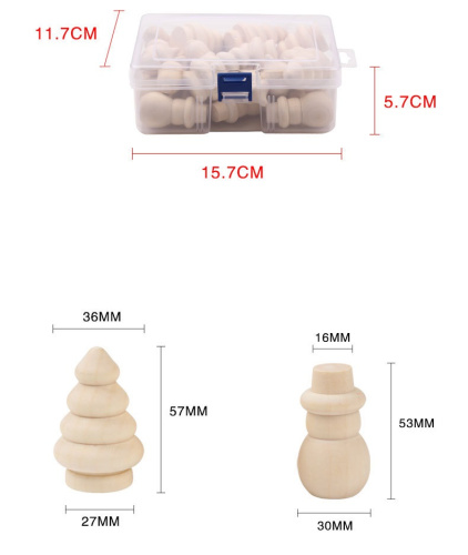 Набор деревянных фигурок 26 шт.  XD-D60 - фото товара фото 4