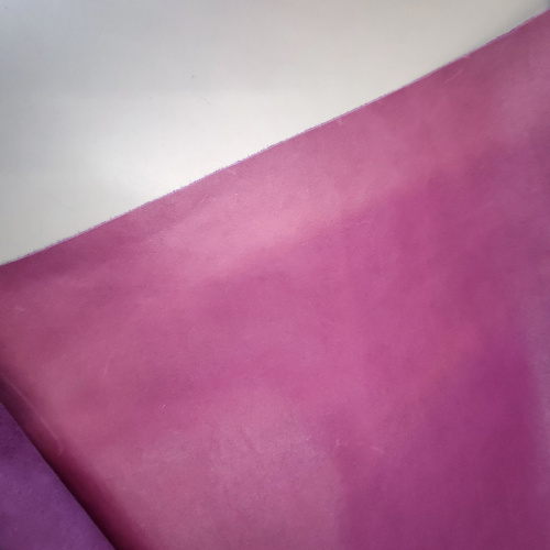 УЦЕНКА! Кожа КРС 1,8-2,0 мм раст. дубл. Пурпурный Италия фото 3