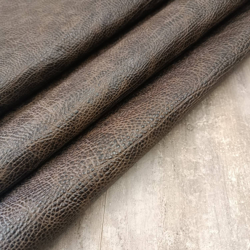Кожа КРС 1,0 мм Слон Тёмно Коричневый Турция фото 2