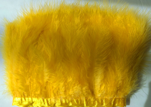 Перья индейки 13-15 см на ленте фото 13