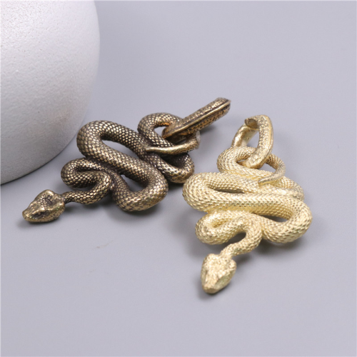 Подвеска латунная Змея фото 6