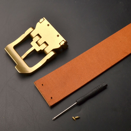 Пряжка 39 мм со шлевкой L104, латунь фото 6