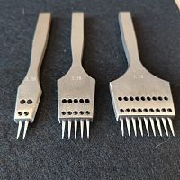 Пробойники строчные Гвозди со сменными зубьями 3-4 мм Набор