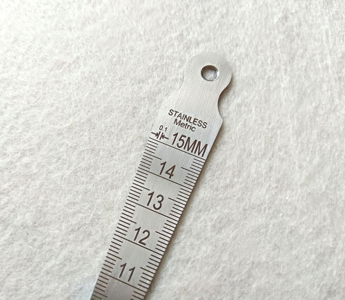 Калибр металлический для отверстий 1-15 мм  KRM_115 - фото товара фото 2