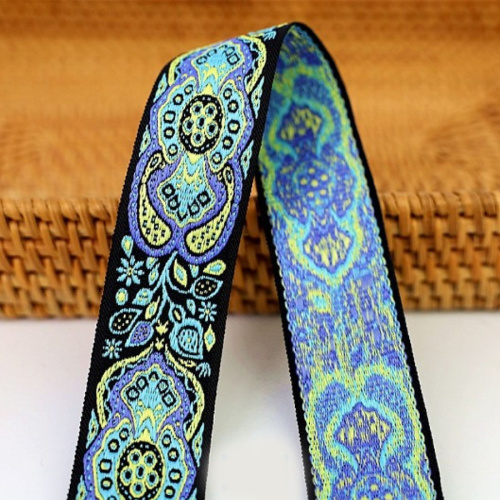 Лента текстильная 38 мм Вышивка Бирюза | Галерея фото | Pava.pro Лента текстильная 38 мм Вышивка Бирюза 3812-03 - фото товара