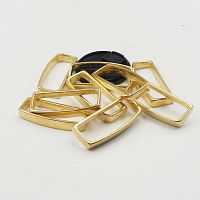 Шлевка для ремня узкая Латунь