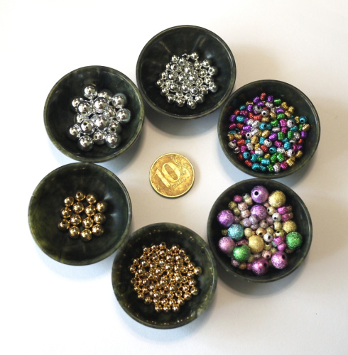 Бусины сахарные под металл Микс фото 2 Бусины сахарные под металл Микс фото 2