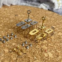 Комплект фурнитуры для мини-сумок Сталь