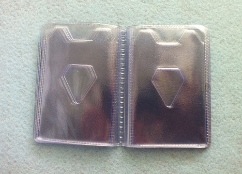 Вкладыш ПВХ для картхолдера вертикальный на 20 карт  KXV-020 - фото товара фото 2