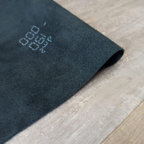 Кожа КРС 1,2-1,4 мм Бергамо Черный фото 5