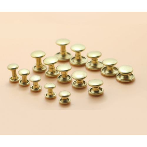 Хольнитены двухсторонние латунь без покрытия 10 шт. фото 2