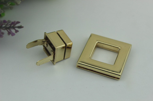 Застежка декоративная для сумки Квадратная фото 6 Застежка декоративная для сумки Квадратная фото 6