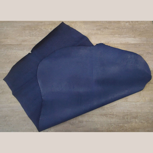 Кожа подкладочная (спилок свиной) Синий фото 2