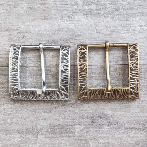 Пряжка для ремня декоративная винтажная ZK-052 фото 2