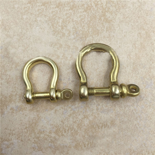 Карабин-подкова с винтом Латунь арт. С-11 фото 3