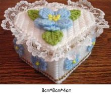 Набор для объемной вышивки Шкатулка Сердечко  - купить для кожевенного хобби