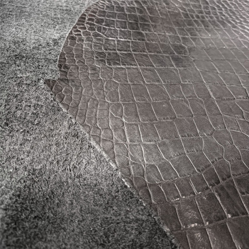 Кожа Кайман 1,1 мм Черный Турция фото 5