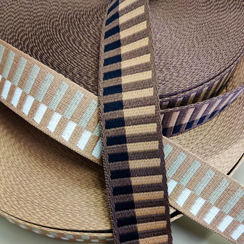 Лента ременная стропа 38 мм Полоски п/э фото 5