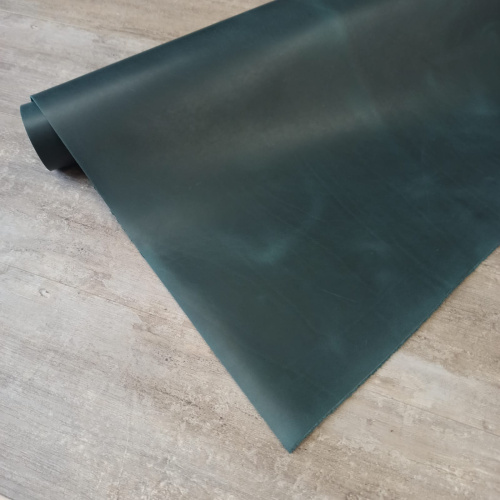 Кожа Крейзи Хорс 1,4-1,6 мм Изумруд Италия фото 4