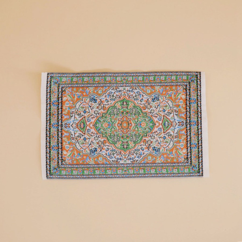 Ковер 15х10 см для кукольного дома с люрексом 1:12 арт 70203 фото 3 Ковер 15х10 см для кукольного дома с люрексом 1:12 арт 70203 фото 3