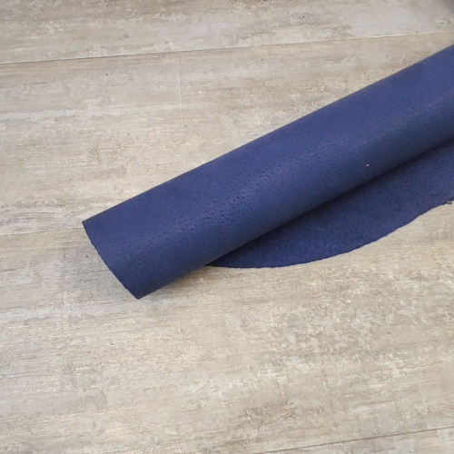 Кожа подкладочная (спилок свиной) Синий Кожа подкладочная (спилок свиной) Синий