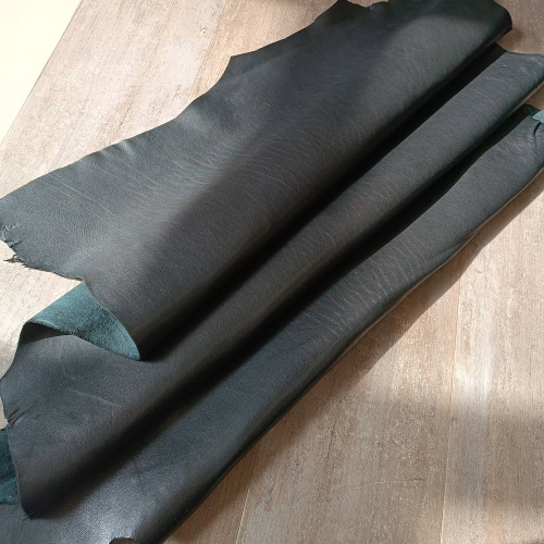 Кожа Овчина (шевро) 1,0-1,3 мм Черный Корея фото 3