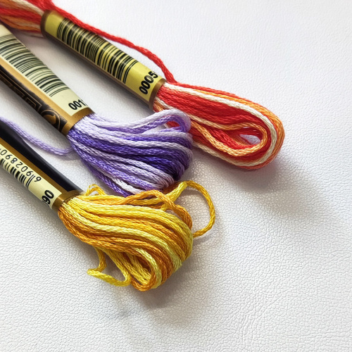 Нитки мулине меланж фото 4 Нитки мулине меланж фото 4