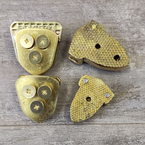 УЦЕНКА! Застежка портфельная Латунь фото 3